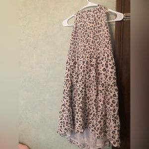 American Eagle Cheetah Halter Dress